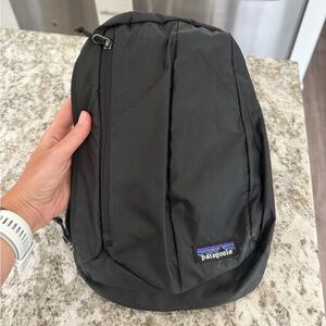 Patagonia Black Backpack with Water-Resistant Design